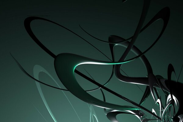 Abstract screensaver in dark colors