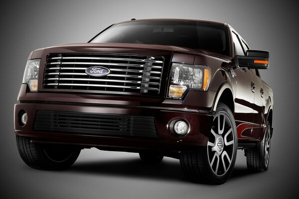 Professional photo shoot of a Ford car