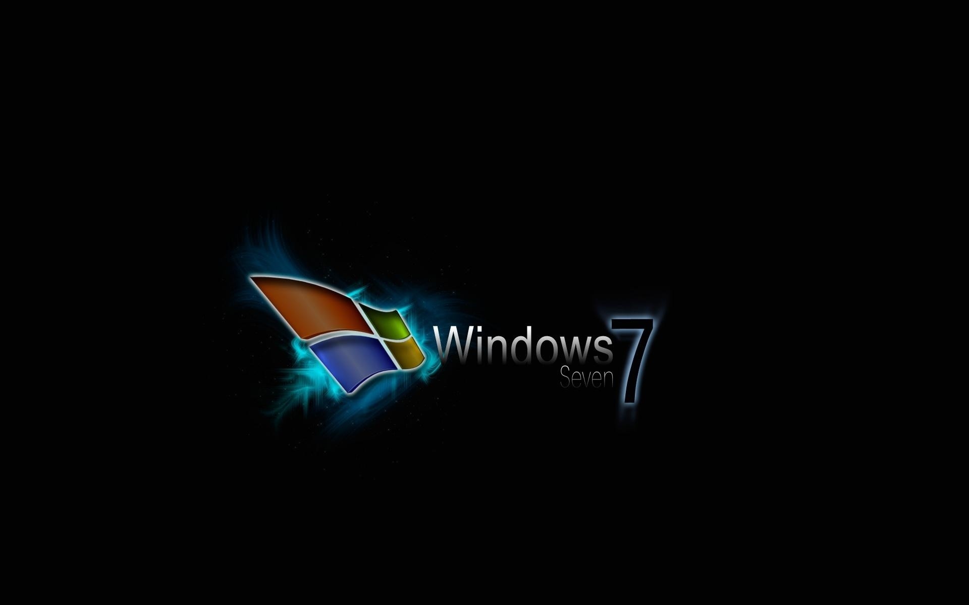 windows conception lumineux brille sombre résumé lumière art forme bureau futuriste flamme flou illustration microsoft windows 7