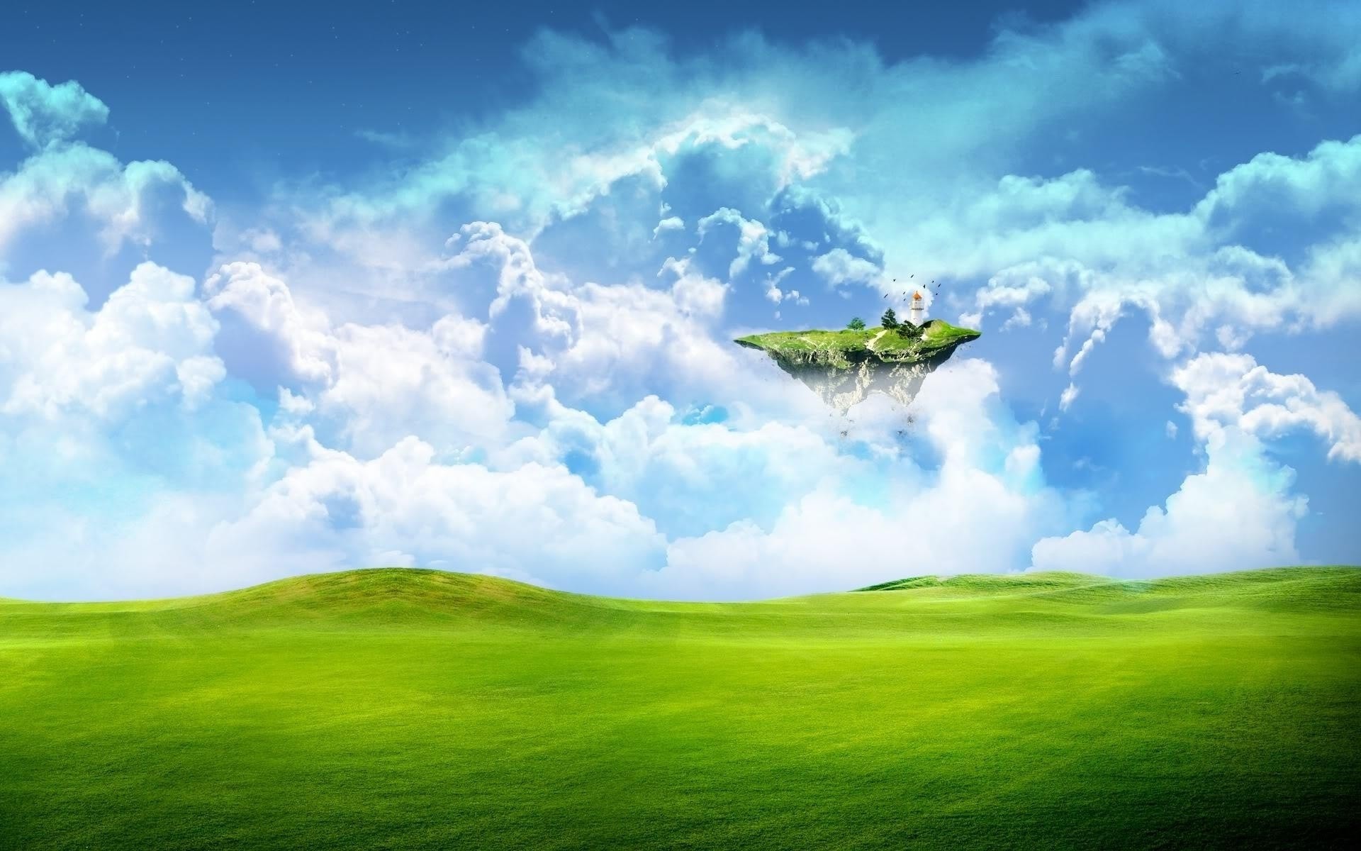 fantasy grass landscape sky hayfield cloud rural nature pasture countryside grassland summer fair weather lawn outdoors horizon idyllic field hill agriculture