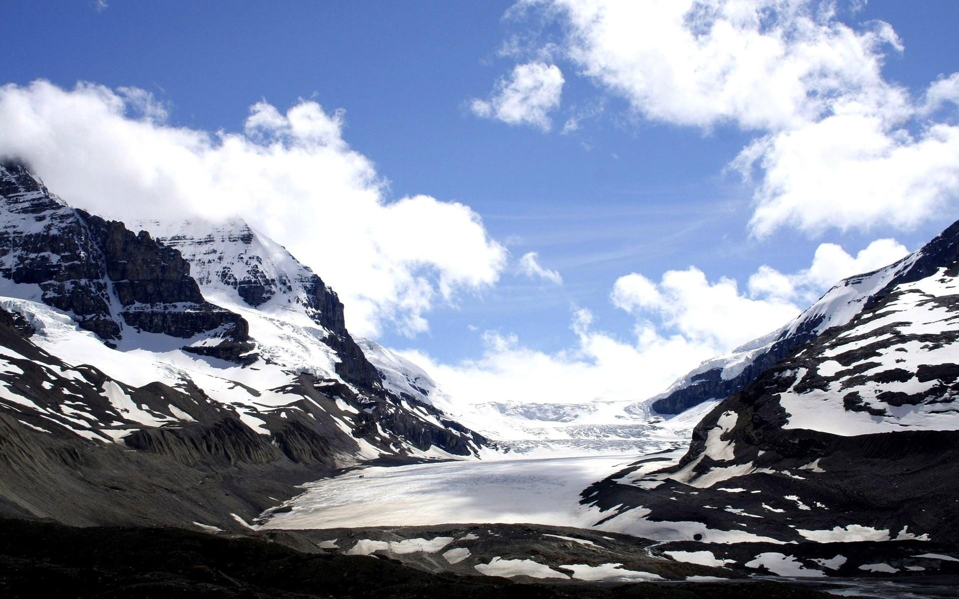 winter snow ice mountain glacier landscape nature cold travel mountain peak sky outdoors high