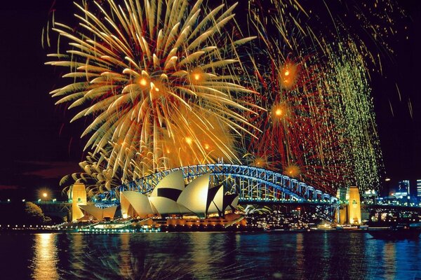 Festival de nuit en Australie