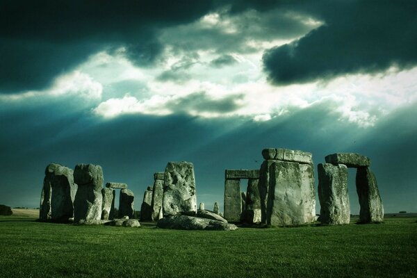 L Angleterre, les bâtiments des civilisations anciennes