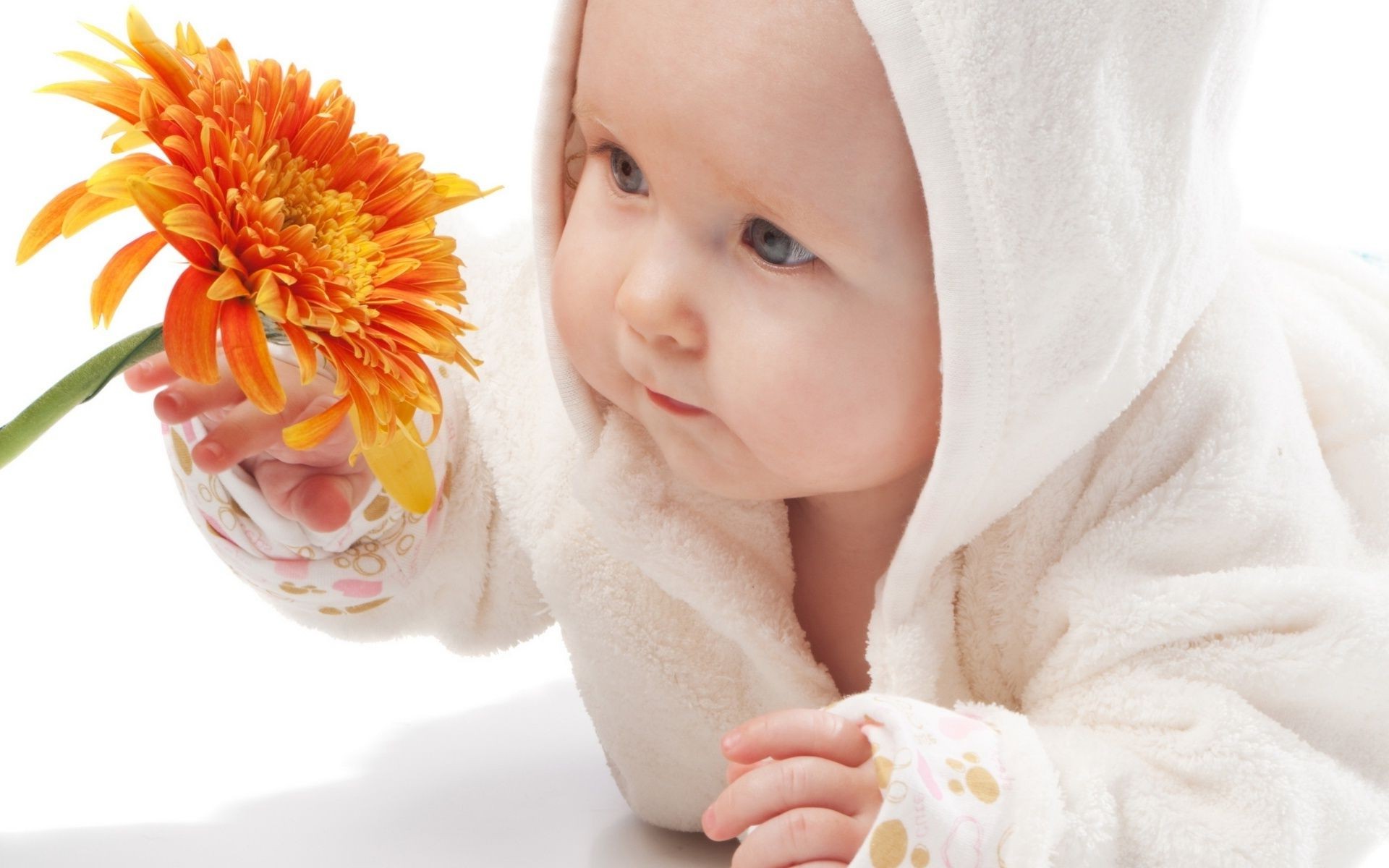 babies relaxation health purity treatment clean beautiful flower towel pretty massage skin composure harmony woman