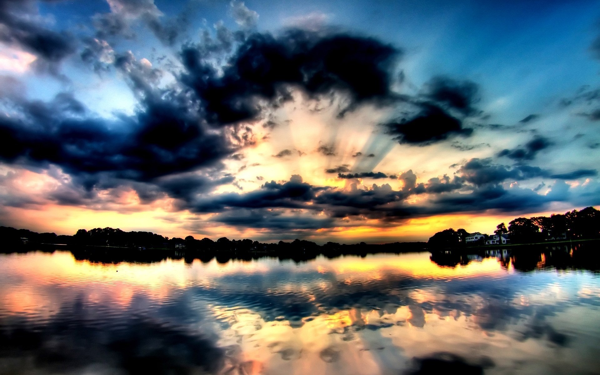 paysage coucher de soleil aube eau réflexion ciel soleil paysage nature soir lac nuage crépuscule beau temps été plage lumière rivière