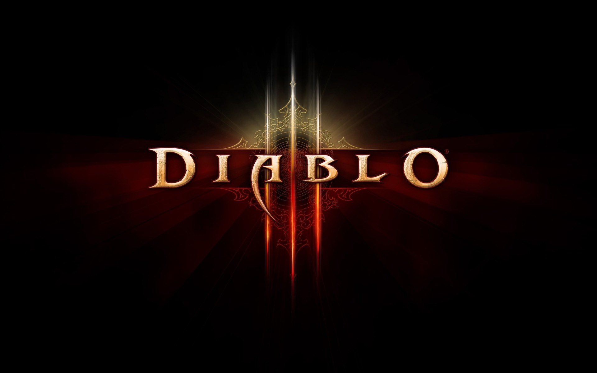 diablo desktop dark light streszczenie design art