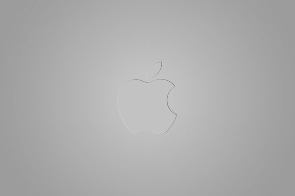 Чернобелый логотип бренда appleлоготим