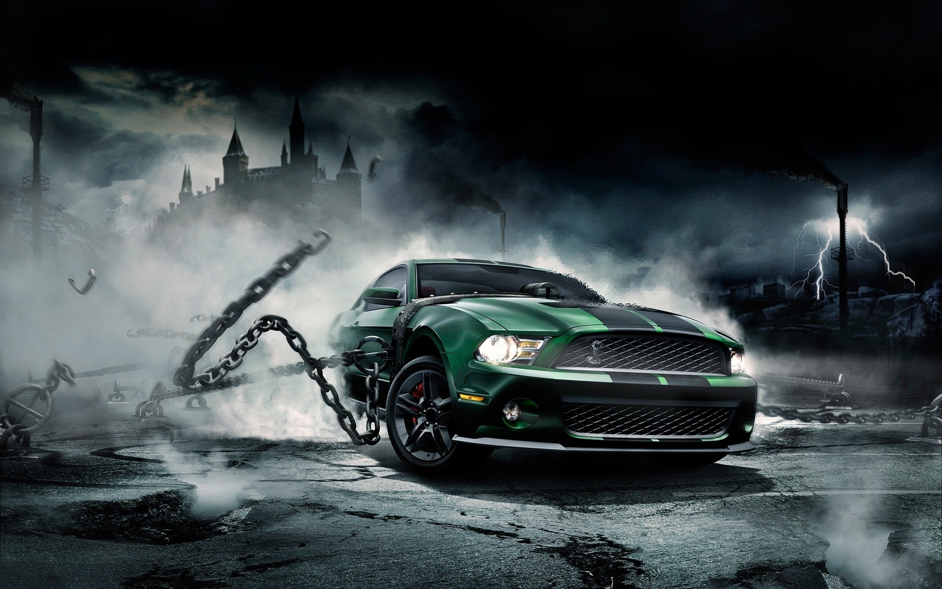 ford coche coche tormenta humo sistema de transporte lluvia nieve ford shelby shelby