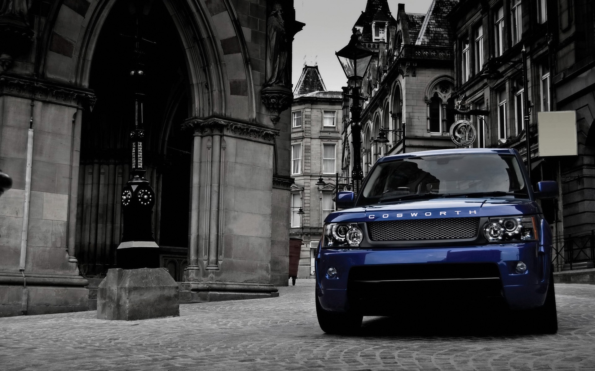 range rover rue ville monochrome voyage architecture en plein air maison urbain trottoir