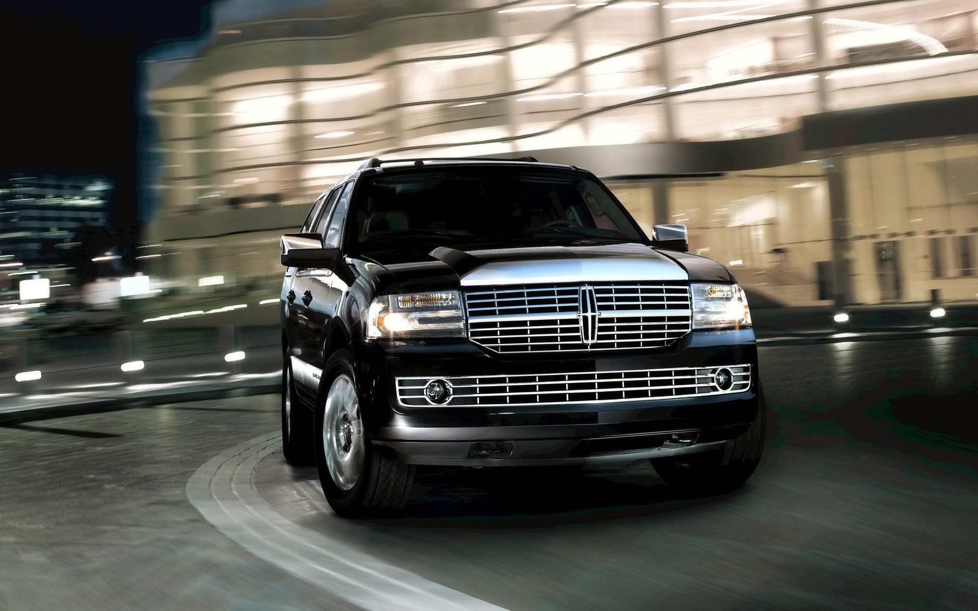 lincoln car vehicle transportation system fast road pavement blur asphalt automotive traffic drive street hurry speed lincoln navigator