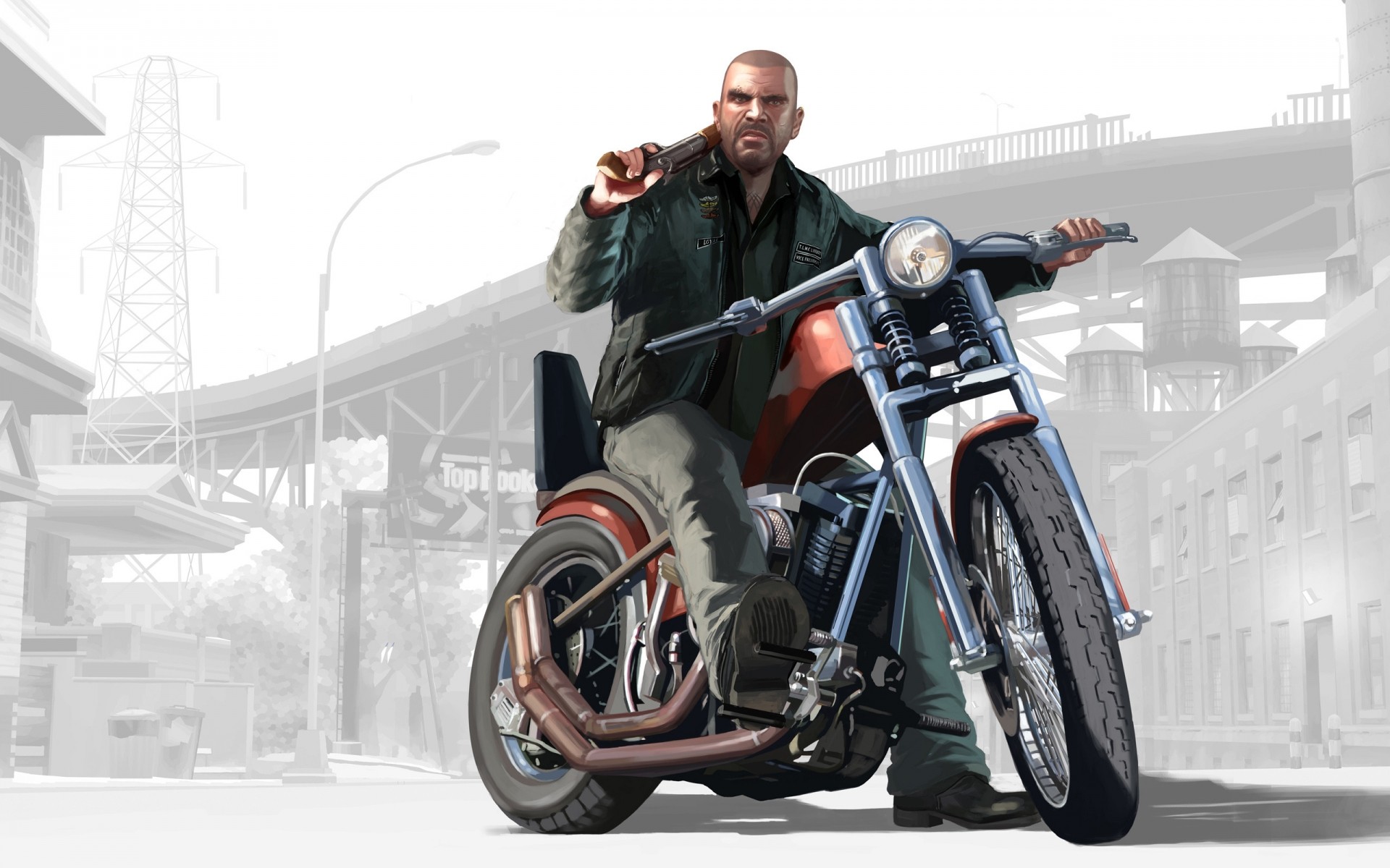 gta bicicleta sistema de transporte hombre gta 4 grand theft auto johnny