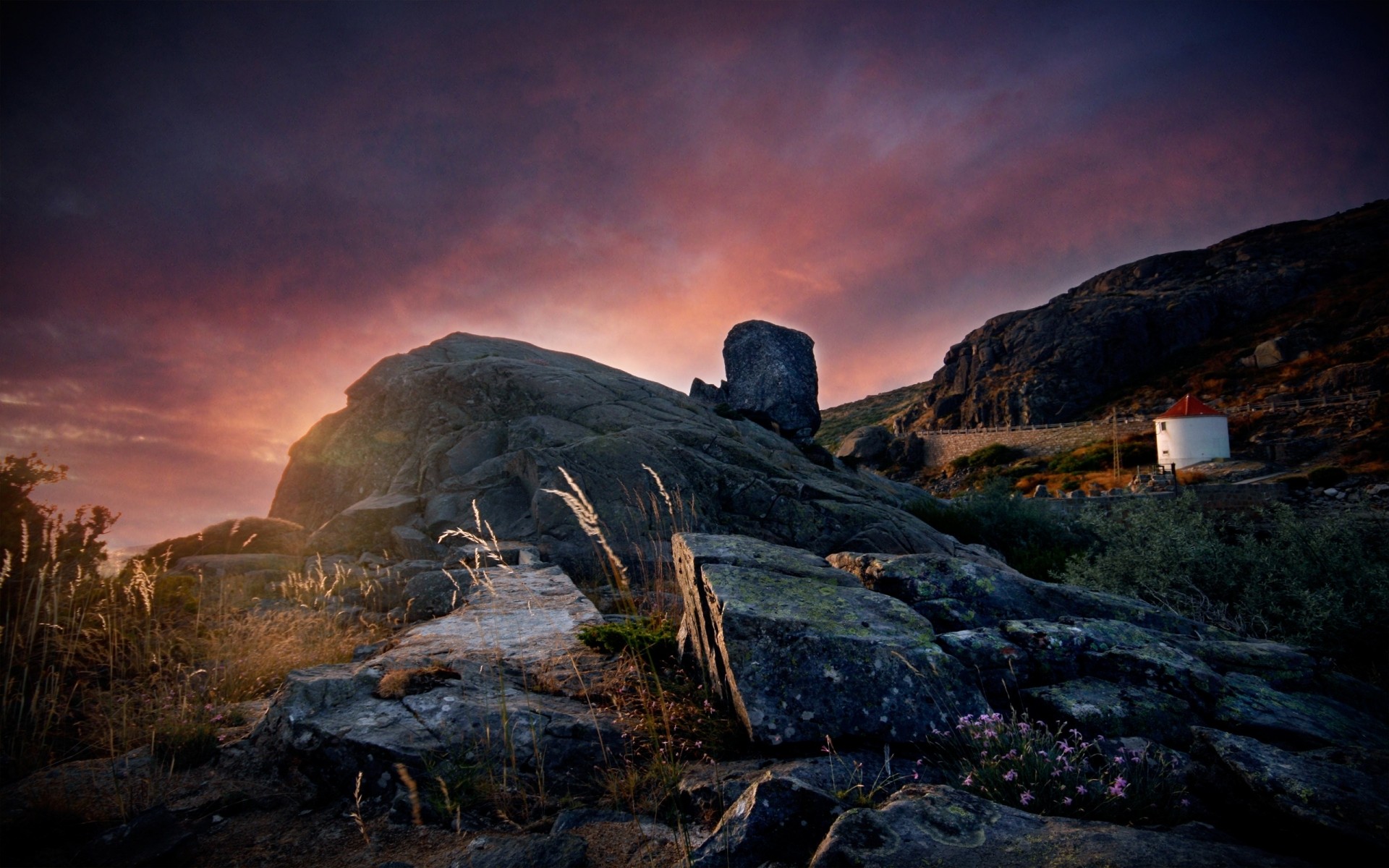 paysage coucher de soleil paysage ciel aube voyage nature montagnes crépuscule rock soirée en plein air soleil lumière