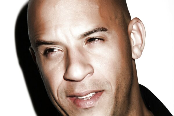 Schauspieler vin diesel Gesicht mann