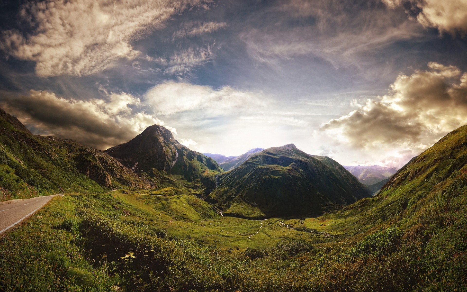 风景 山 旅游 景观 天空 自然 户外 日落 山谷 黎明 山