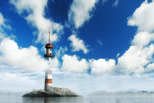 Himmel Leuchtturm im Freien