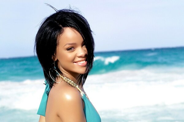 Las cantantes aman la playa y el mar