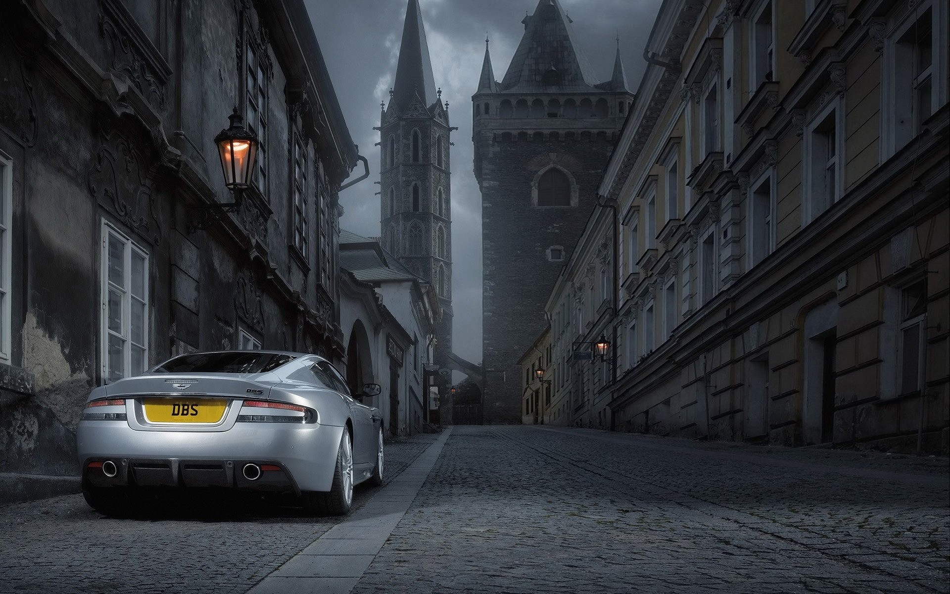 aston martin street city architecture urban road travel building pavement light town aston martin dbs