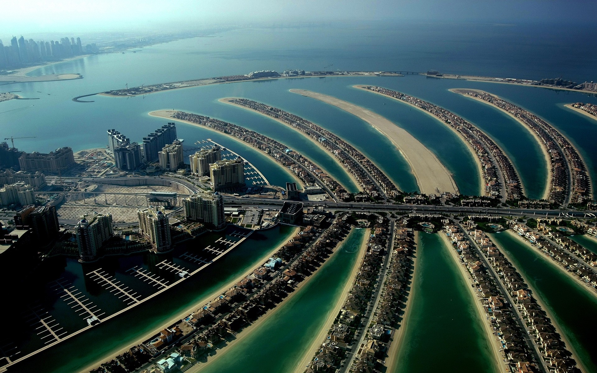 united arab emirates city travel architecture road aerial cityscape sky skyline urban outdoors building transportation system