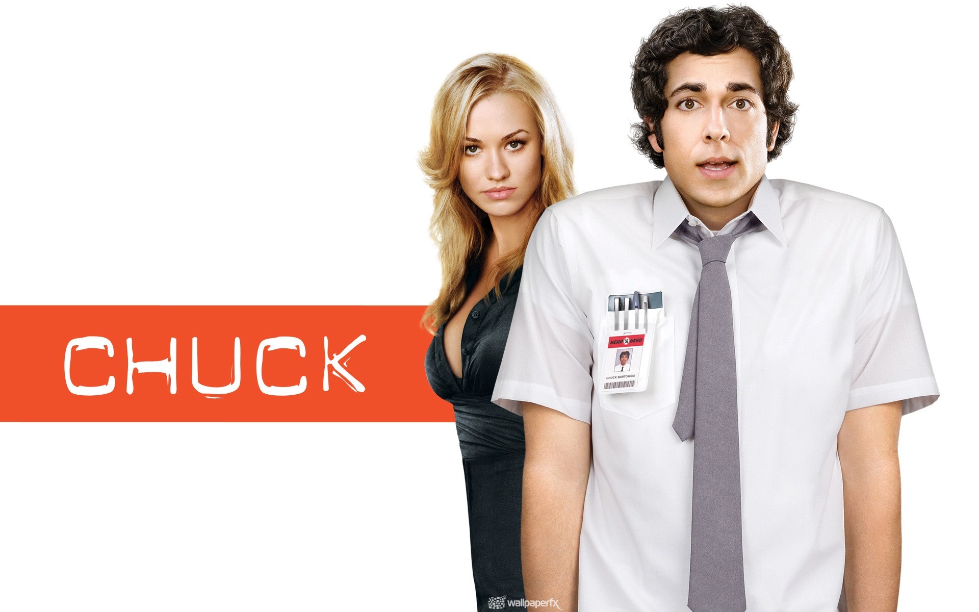 seriale telewizyjne izolowane kobieta mężczyzna biznes piękna młoda zachary levi yvonne strahovski chuck bartowski sarah walker