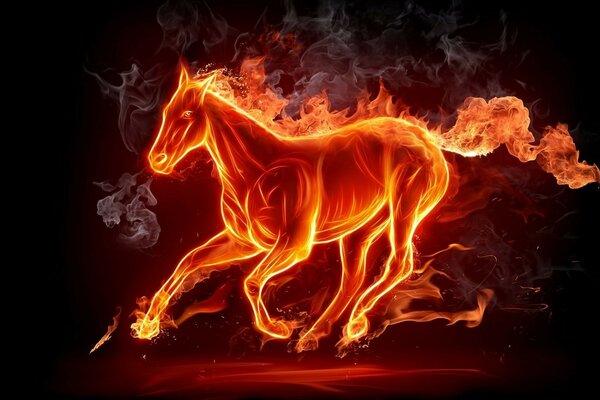 Caballo de fuego, este animal es más fuerte que las máquinas