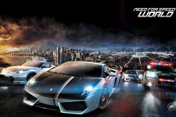 L auto del gioco need for speed