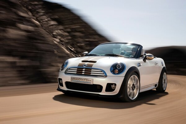 Concepto Mini Roadster velocidad angular delantera