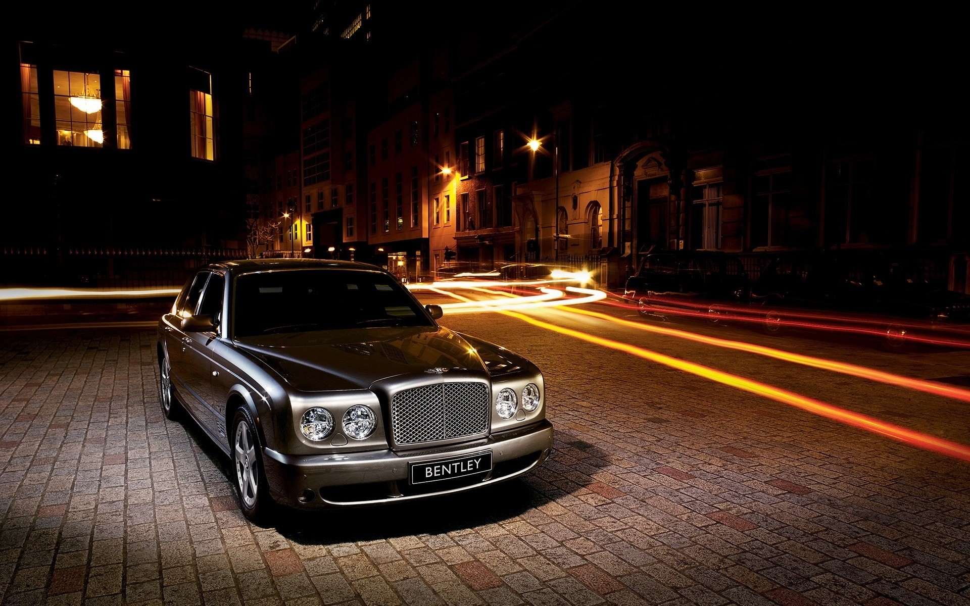 bentley car vehicle pavement street road blur transportation system bentley arnage