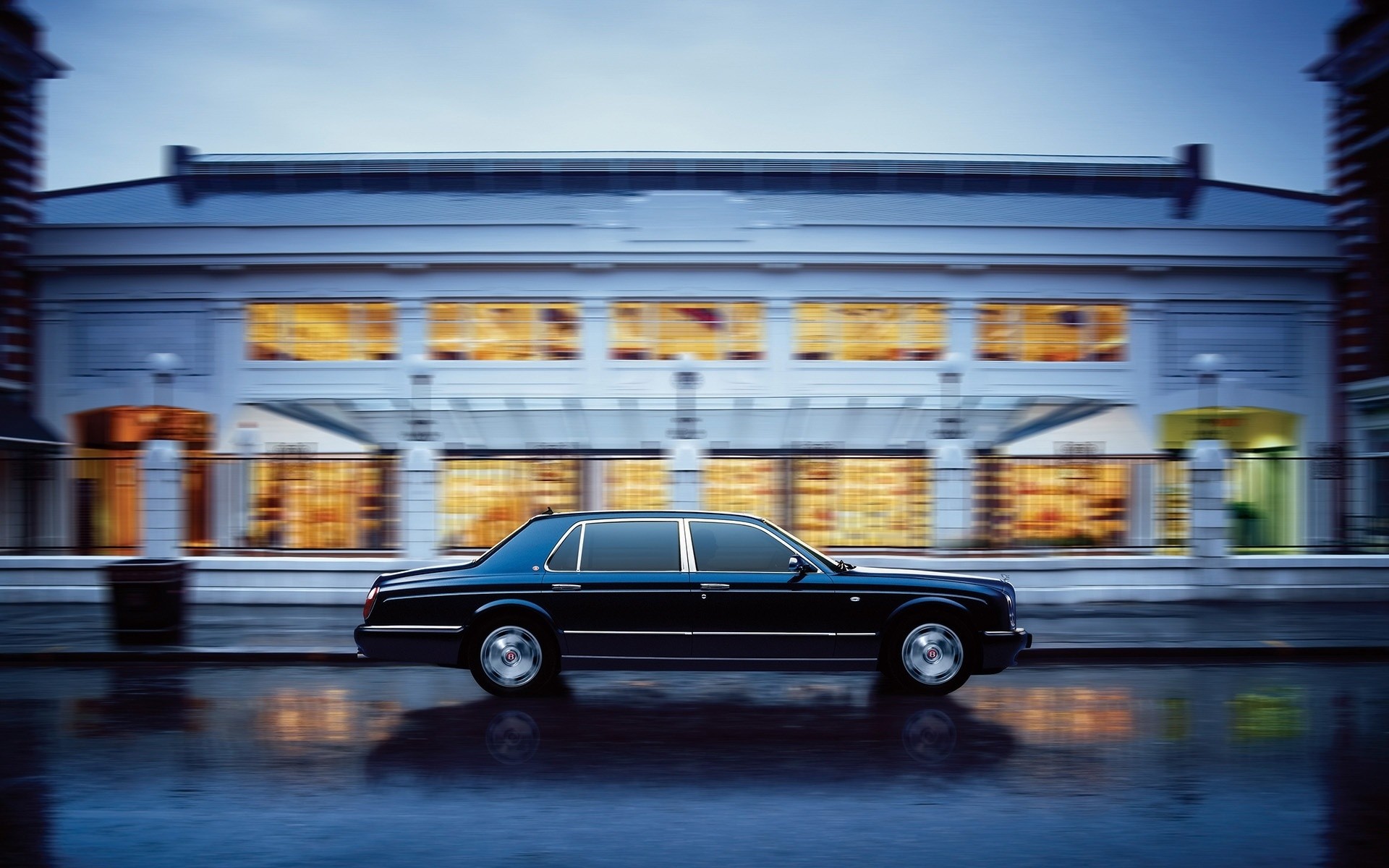 bentley voiture véhicule système de transport rue route voyage flou bentley arnage