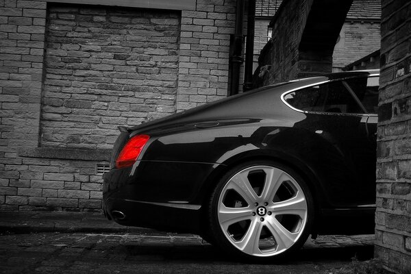 Even the tail of a bentley car is beautiful