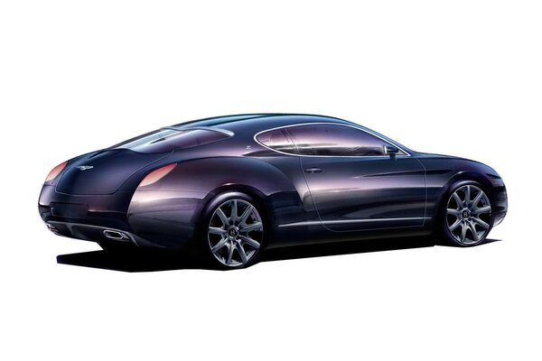 Қуатты дөңгелектер, жеңілдетілген заманауи bentley көлігі