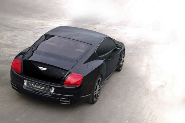 Fast modern bentley car