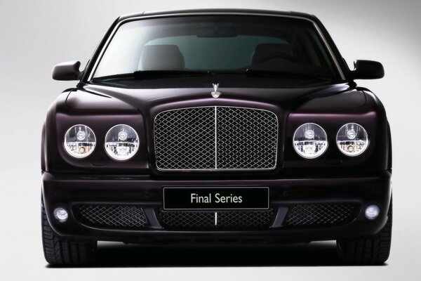 The black bentley car is ready for your service