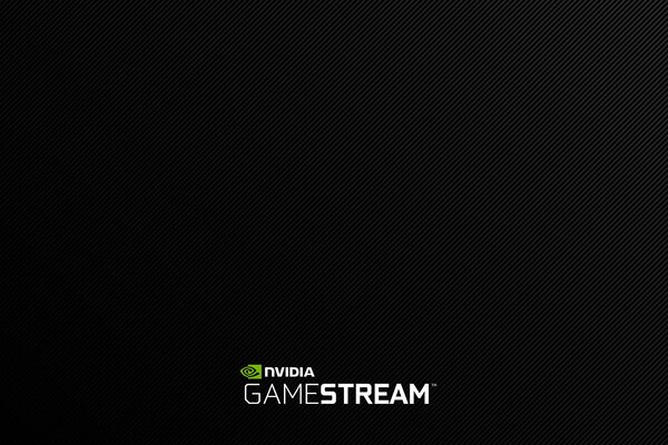 Логотип nvidia gamestream на черном фоне