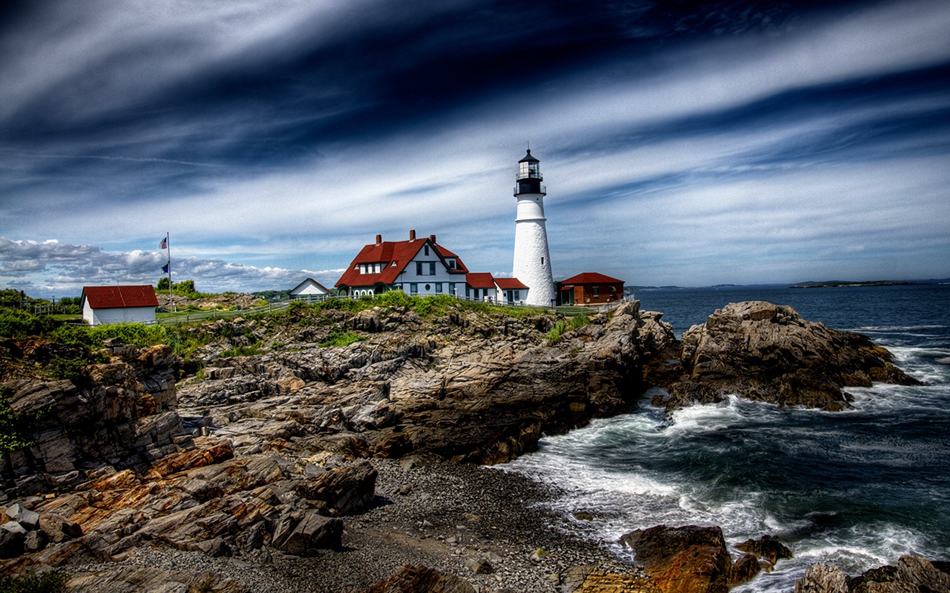 landscapes lighthouse sea seashore ocean water beach sky shore travel coastal nautical rock landscape navigation guidance seascape nature seaside island