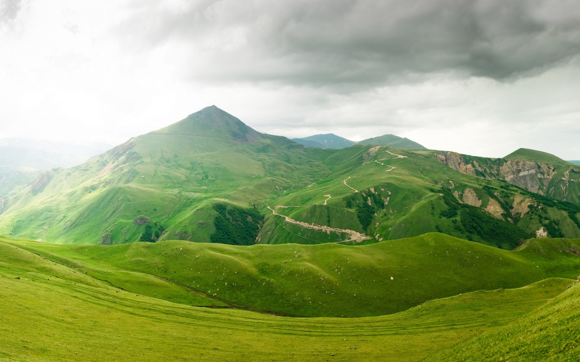 landscapes nature landscape travel outdoors mountain summer sky grass hill valley countryside pasture fog rural