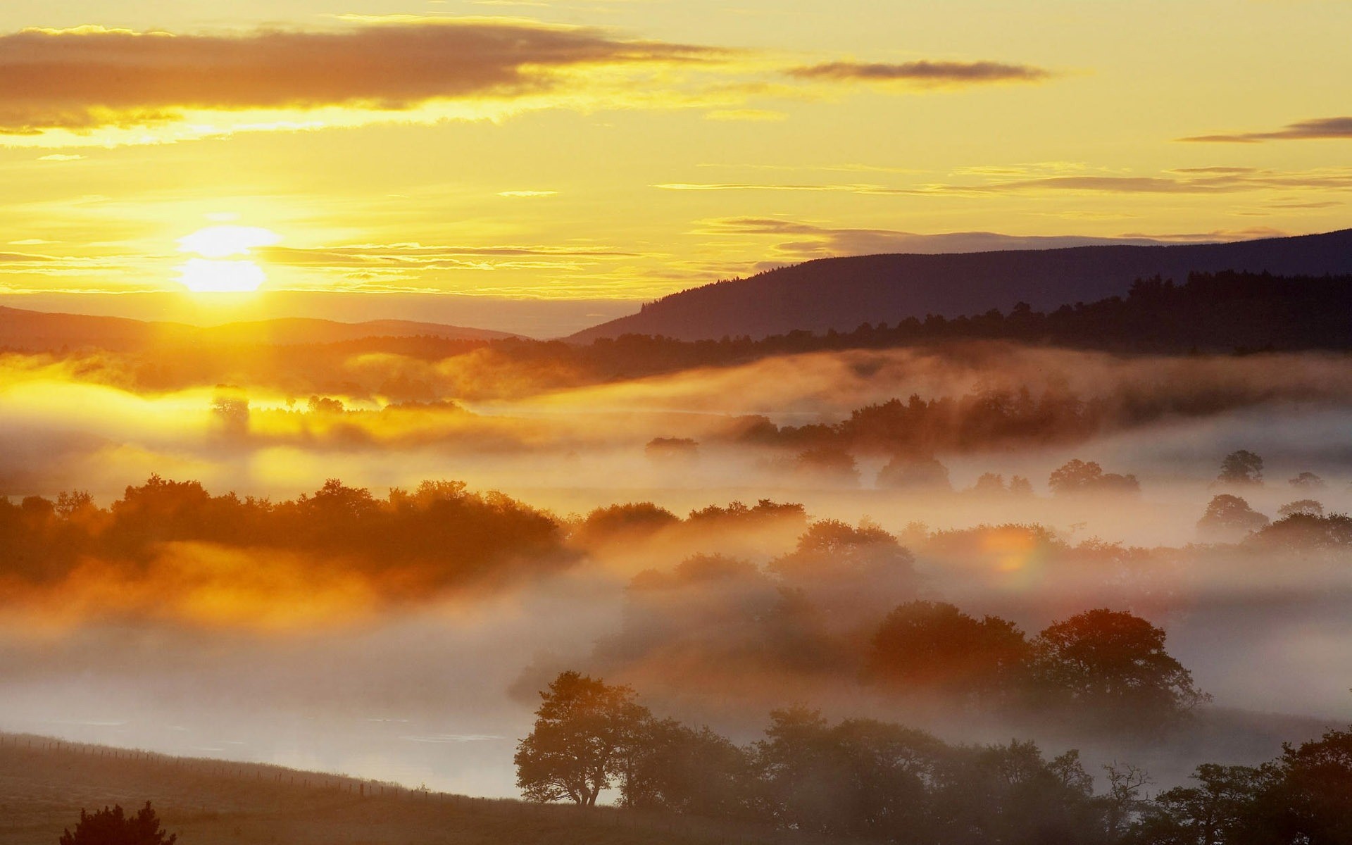 landschaft sonnenuntergang dämmerung sonne abend himmel landschaft dämmerung natur nebel gutes wetter im freien wasser