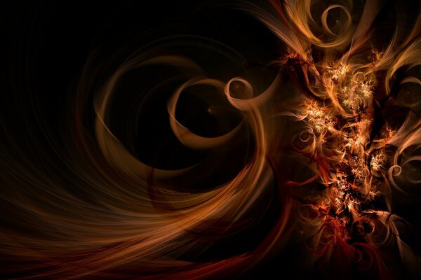 Abstraction dynamique des vagues et des flammes