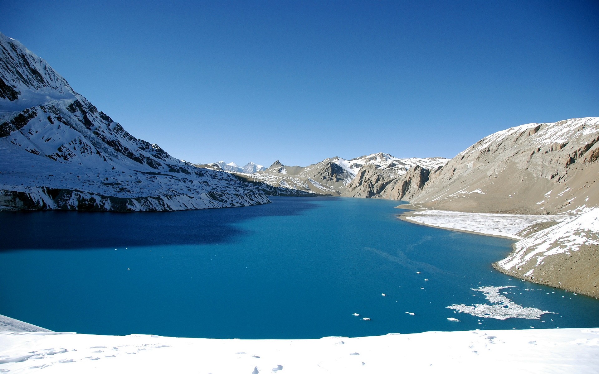 winter schnee eis gletscher berge kälte reisen wasser natur frostig landschaft landschaftlich hoch himmel im freien see