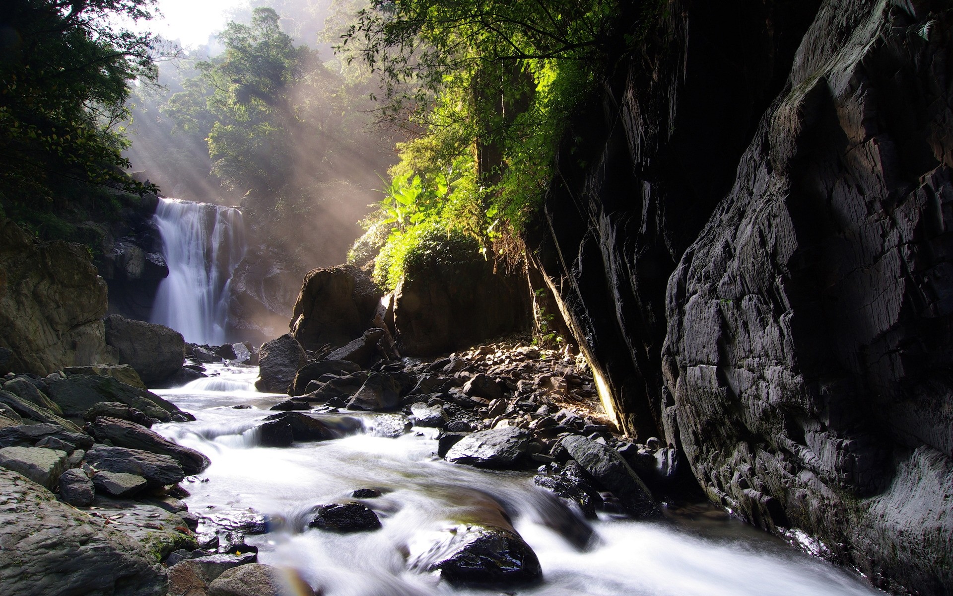 krajobrazy wodospad woda rzeka strumień podróż krajobraz rock outdoor natura drewno kaskada ruch góry jesień mokre drewno rapids