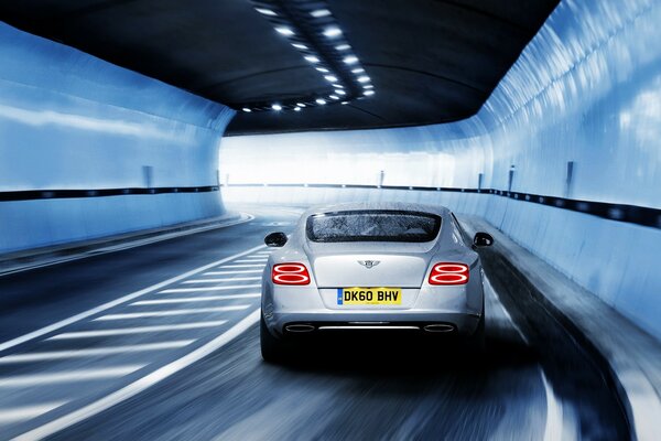 Bentley car checks the transport system