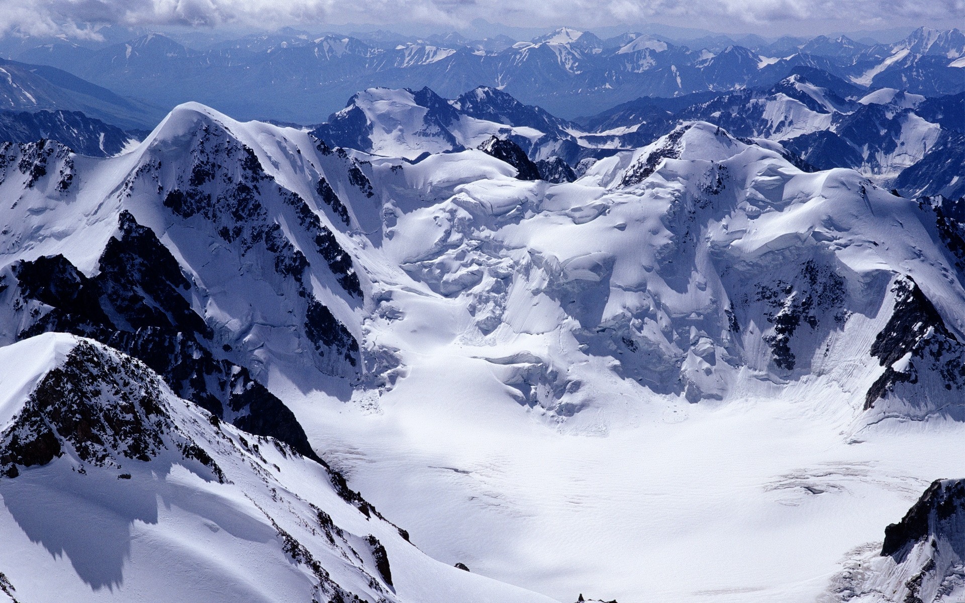 winter snow mountain ice cold glacier pinnacle climb scenic high