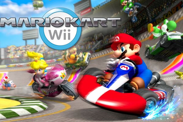 Pôster do jogo Mario Kart