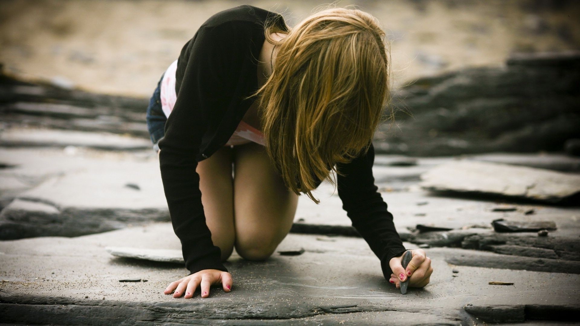 love and romance girl child street woman beach portrait nature love outdoors two one monochrome adult smile boy