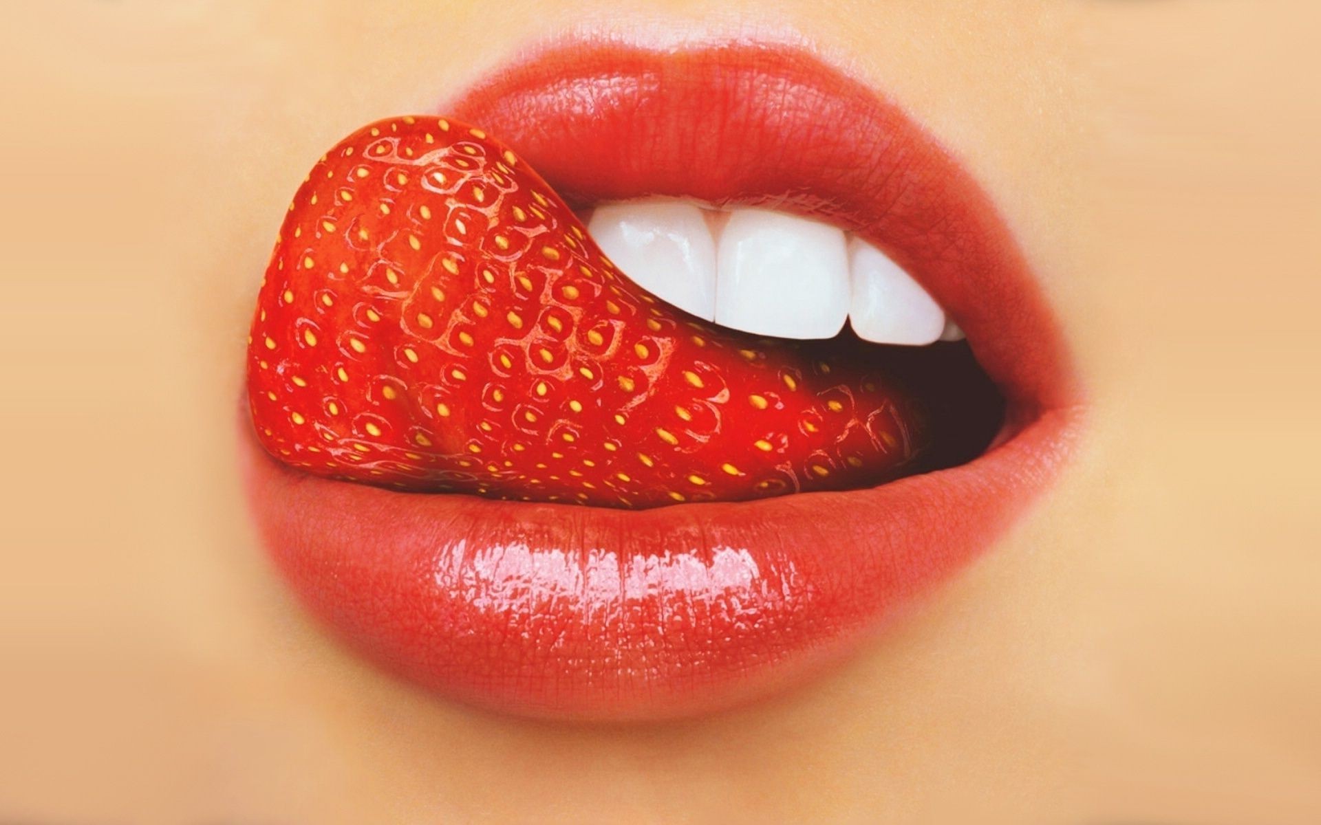 amor y romance comida lápiz labial labios delicioso