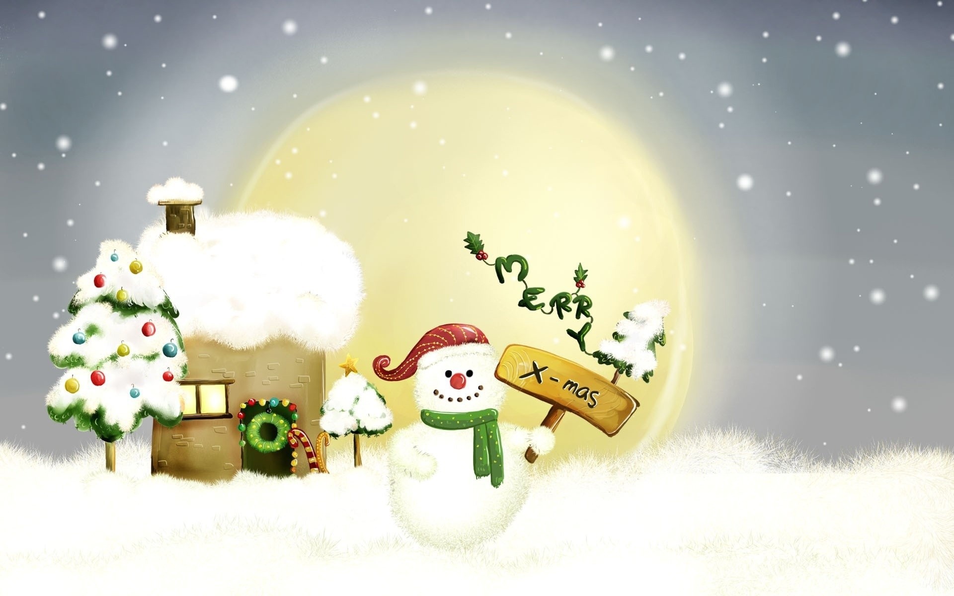 navidad invierno muñeco de nieve nieve luna ilustración copo de nieve reno cielo trineo trineo merry boceto árbol vector temporada frío espacio planetas vacaciones vacaciones