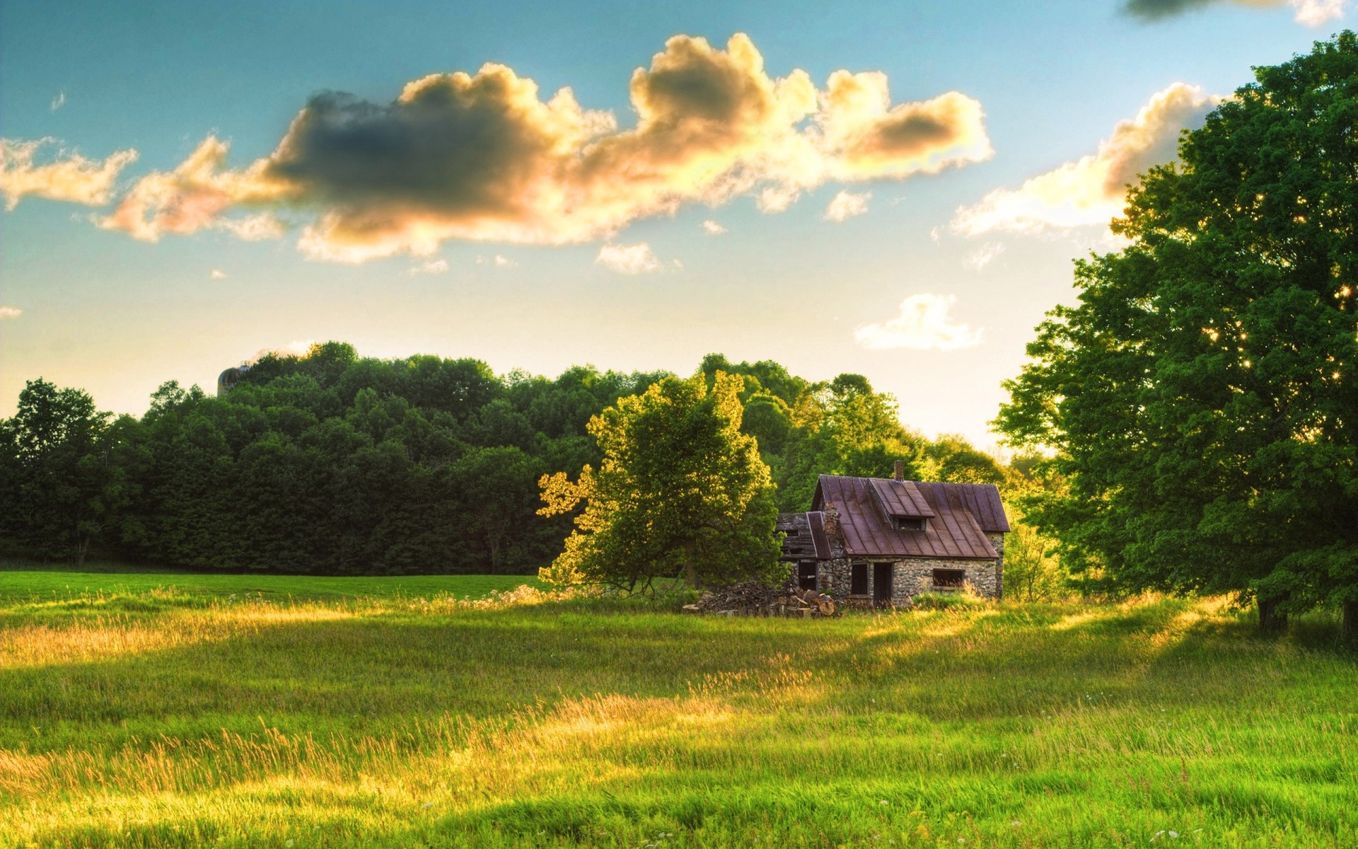 landscapes rural landscape farm nature grass summer field agriculture countryside tree country barn hayfield sun sky outdoors wood sunset cloud trees forest