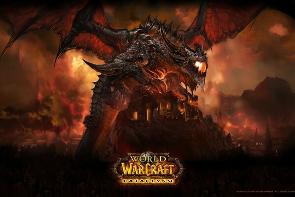 Mostro fiammeggiante di World-of-Warcraft