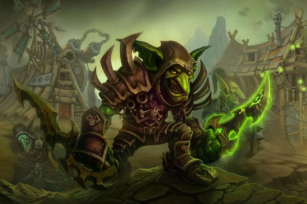 World of warcraft. Character. Illustration