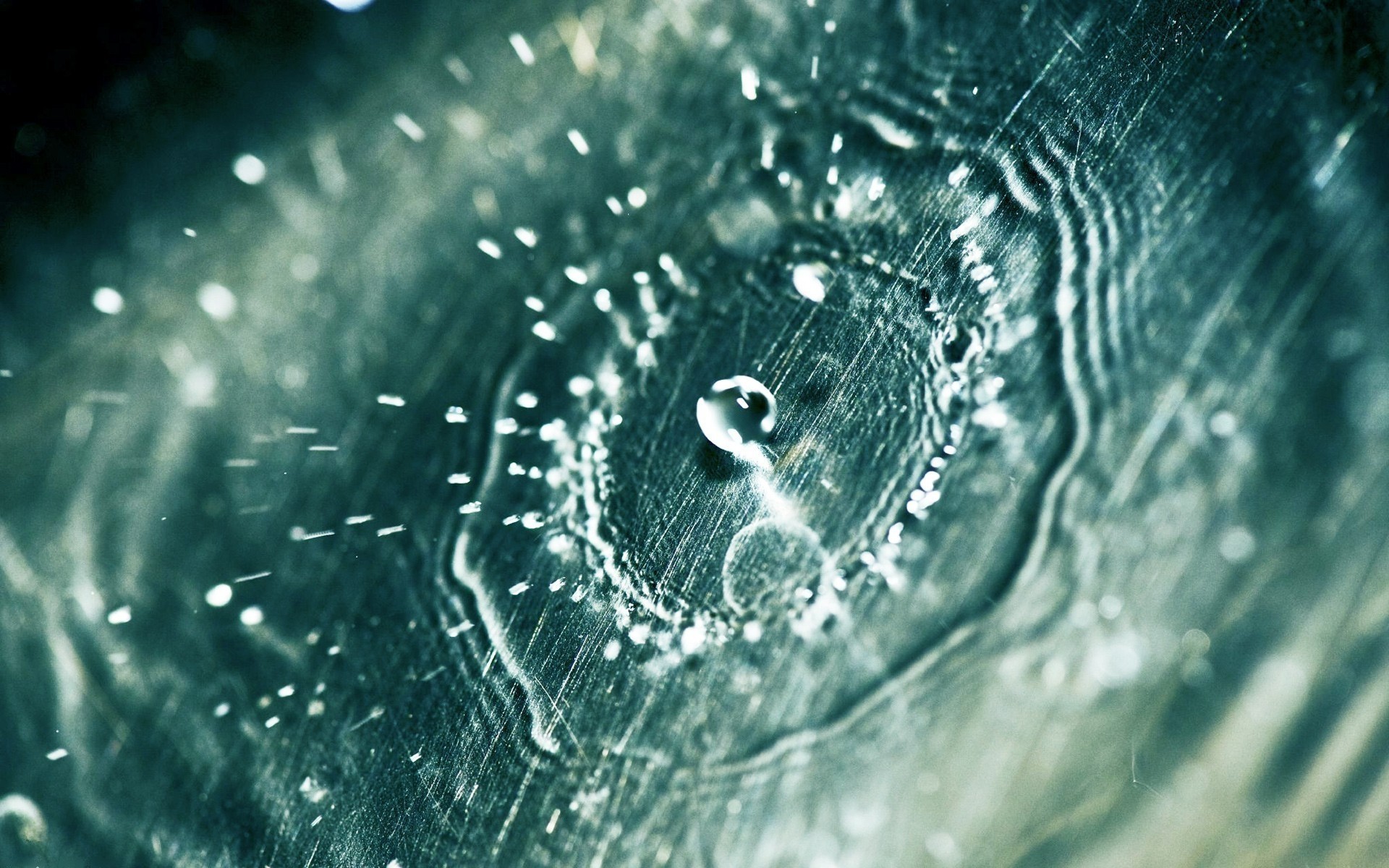 abstract drop water rain wet bubble liquid dew desktop science light waterdrop motion clean clear impact shining droplet splash background