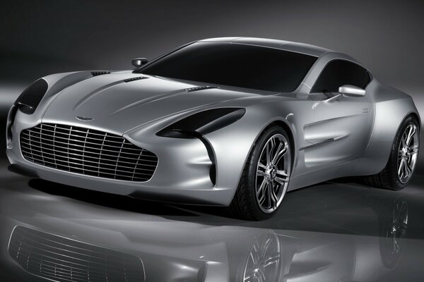 Aston Martin streamlined car